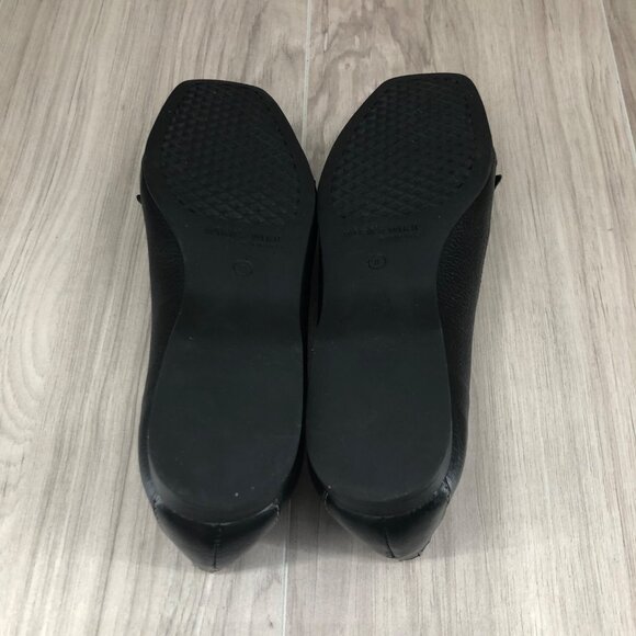 Aerosoles Whats What Flats Womens 8M Arina Black Leather Slip On Comfort Shoes - Picture 11 of 11